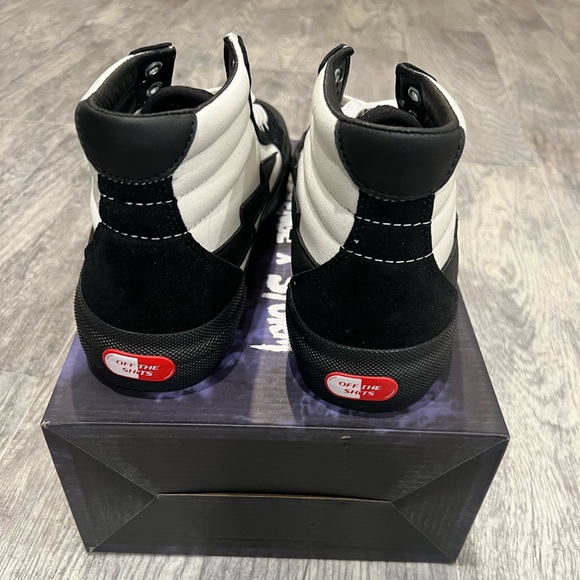NEW Revenge x Storm Vol. 2 black white high top sneakers display picture 3